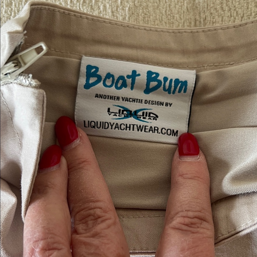 Boat Bum by Liquid Yacht Wear Skort Size 8  EUC - Picture 6 of 10